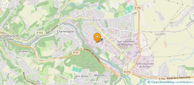 localisation de l'entreprise 451 797 856   PONT-EVEQUE