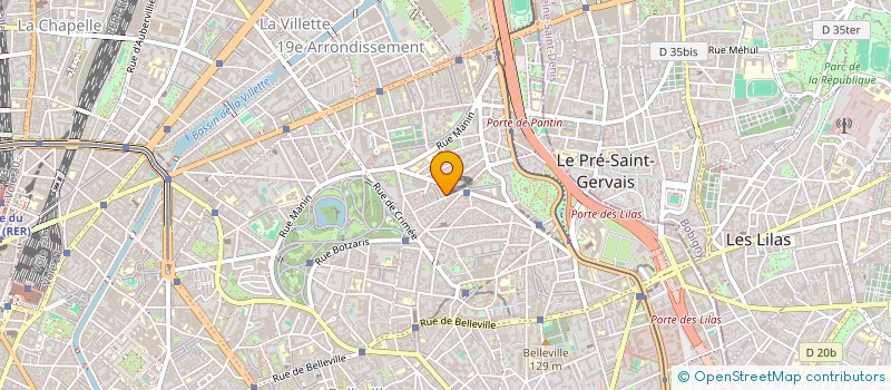 localisation de l'entreprise 452 003 429 à LES LILAS