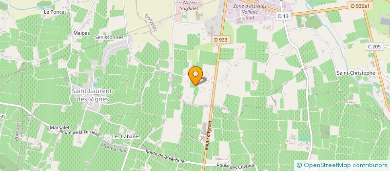 localisation de l'entreprise 452 036 346  à BERGERAC