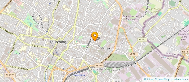 localisation de l'entreprise 452 051 147   ROUBAIX