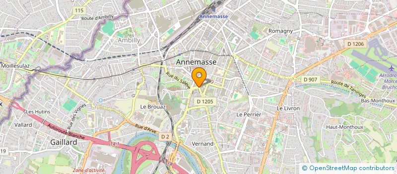 localisation de l'entreprise 452 112 535 à ANNEMASSE