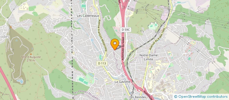 localisation de l'entreprise 452 131 469   LA VALETTE-DU-VAR