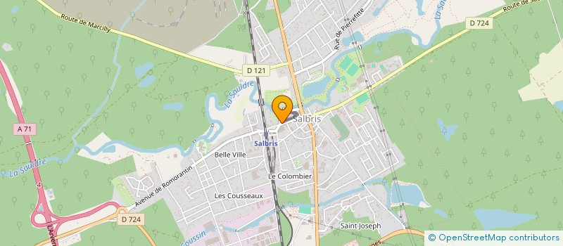 localisation de l'entreprise 452 151 590   SALBRIS