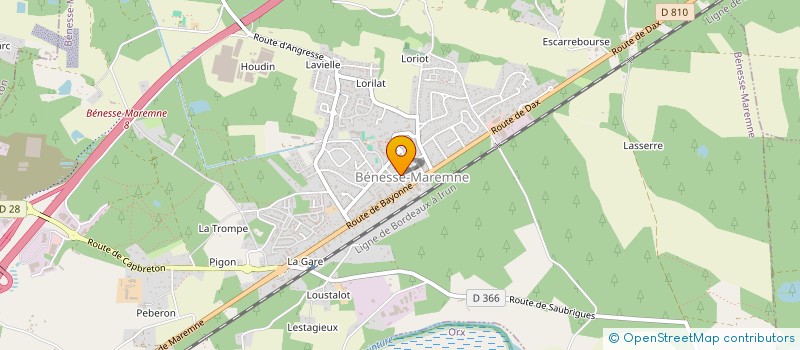 localisation de l'entreprise 452 153 315   BENESSE-MAREMNE