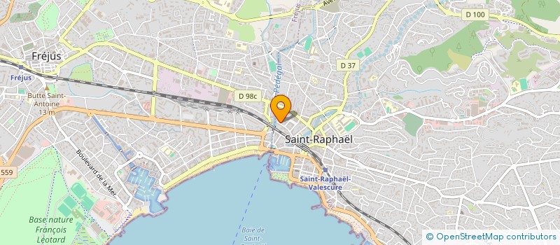 localisation de l'entreprise 452 164 718  à SAINT-RAPHAEL