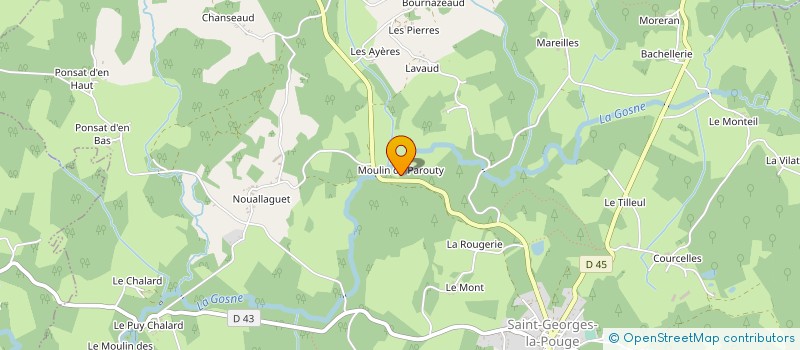 localisation de l'entreprise 452 213 648   SAINT-GEORGES-LA-POUGE
