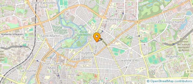 localisation de l'entreprise 452 245 897   RENNES