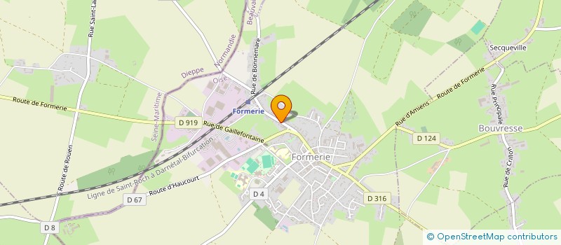 localisation de l'entreprise 452 247 182   FORMERIE