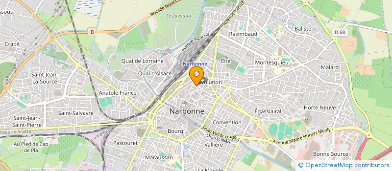 localisation de l'entreprise 452 285 786 à NARBONNE