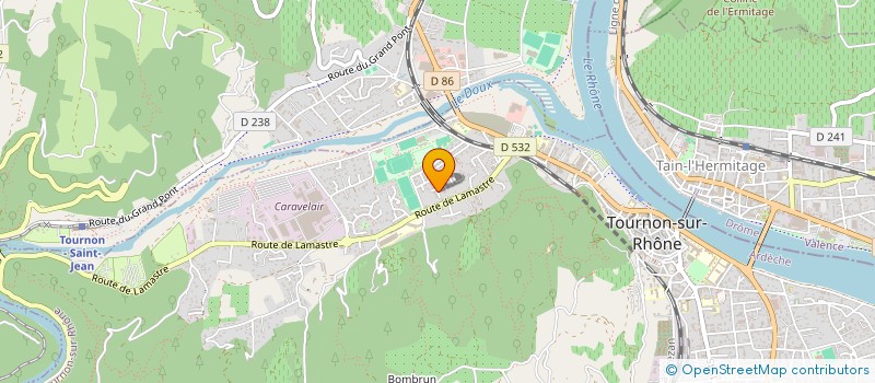 localisation de l'entreprise 452 348 170 à TOURNON-SUR-RHONE
