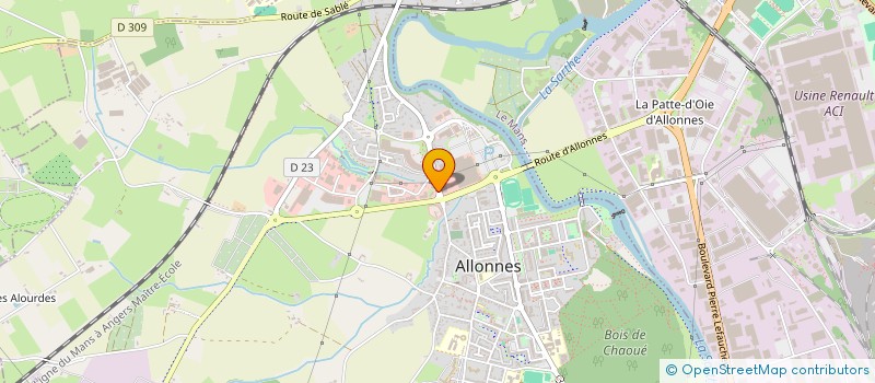 localisation de l'entreprise 452 367 667   ALLONNES