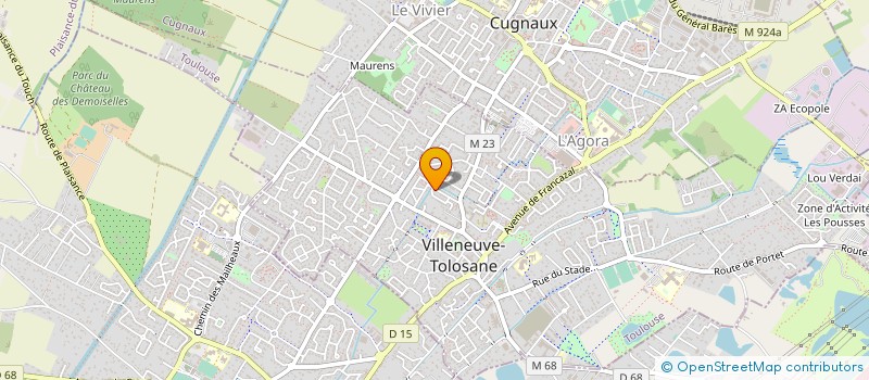 localisation de l'entreprise 452 435 332 à TOULOUSE