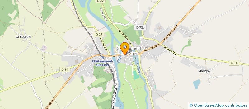 localisation de l'entreprise 452 446 032   CHATEAUNEUF-SUR-CHER