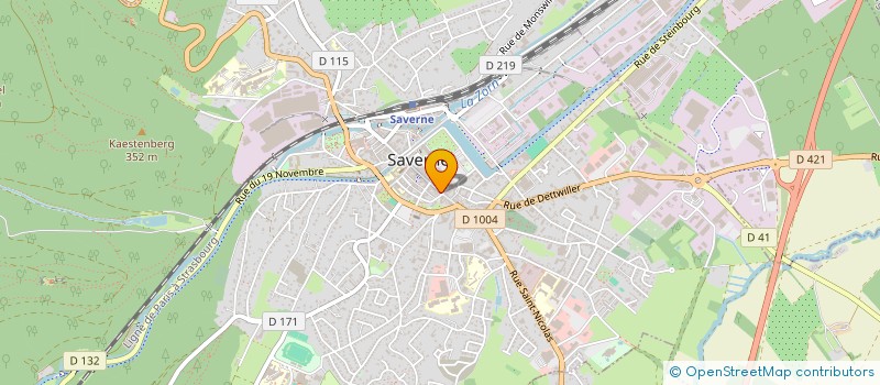 localisation de l'entreprise 452 463 151   SAVERNE