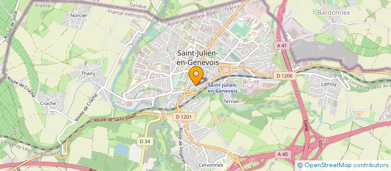 localisation de l'entreprise 452 496 250   SAINT-JULIEN-EN-GENEVOIS