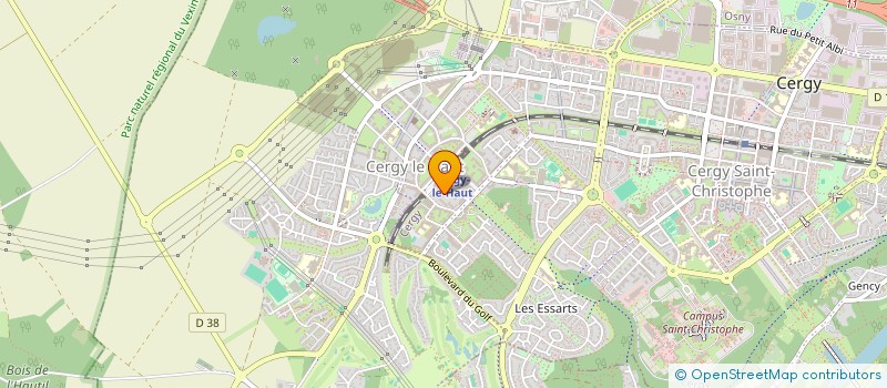 localisation de l'entreprise 452 616 907   CERGY