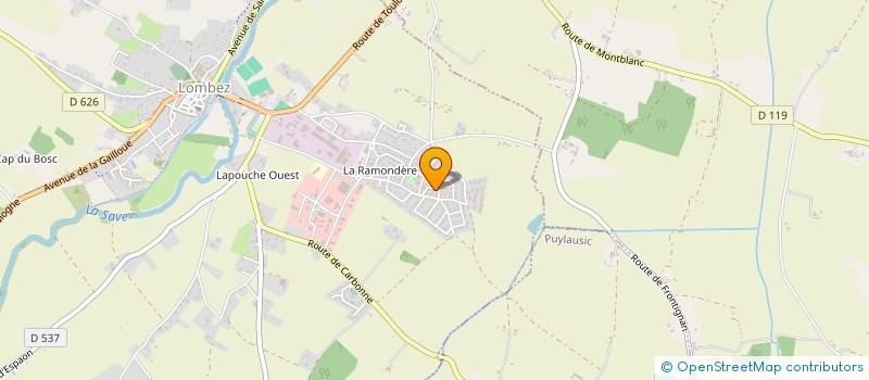 localisation de l'entreprise 452 622 889   SAINT-FRAJOU