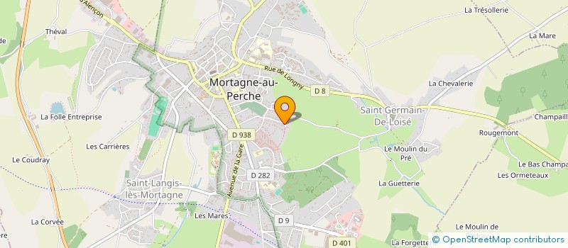 localisation de l'entreprise 452 638 109 à MORTAGNE-AU-PERCHE