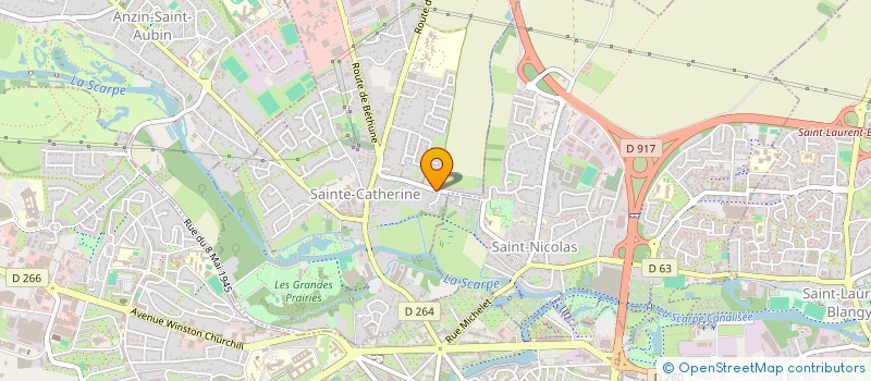 localisation de l'entreprise 452 648 686   SAINTE-CATHERINE