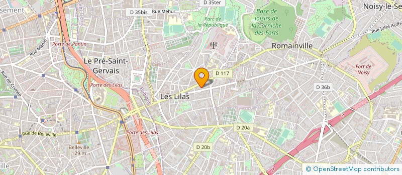 localisation de l'entreprise 452 671 928 à LES LILAS