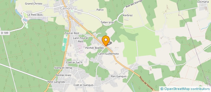 localisation de l'entreprise 452 694 763   CADEN