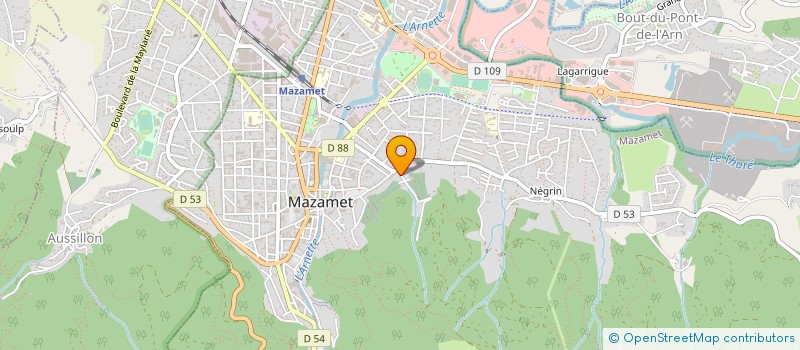 localisation de l'entreprise 452 750 482   MAZAMET