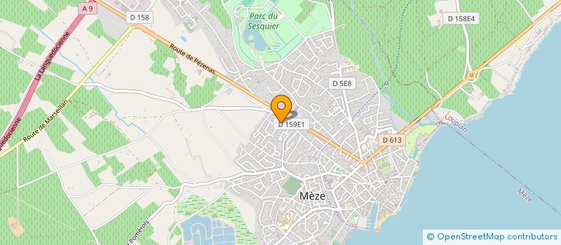 localisation de l'entreprise 452 808 116  à MEZE