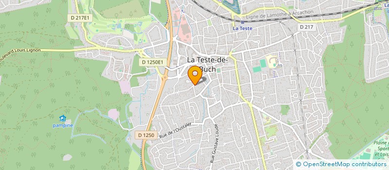 localisation de l'entreprise 452 834 427 à LA TESTE-DE-BUCH