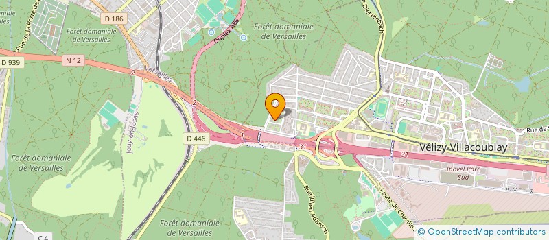 localisation de l'entreprise 452 841 893   VELIZY-VILLACOUBLAY