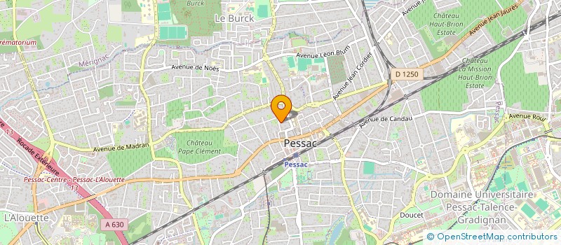 localisation de l'entreprise 452 874 951  à PESSAC