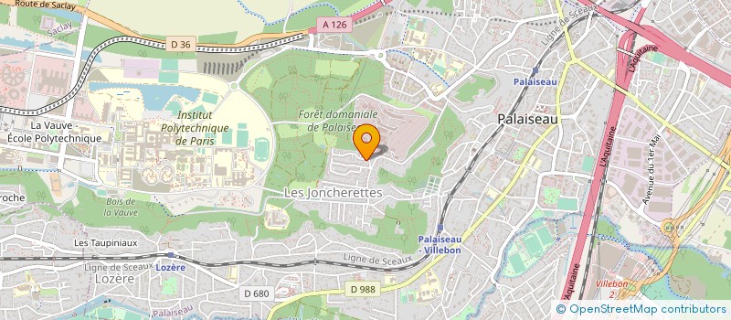 localisation de l'entreprise 452 888 092   PALAISEAU