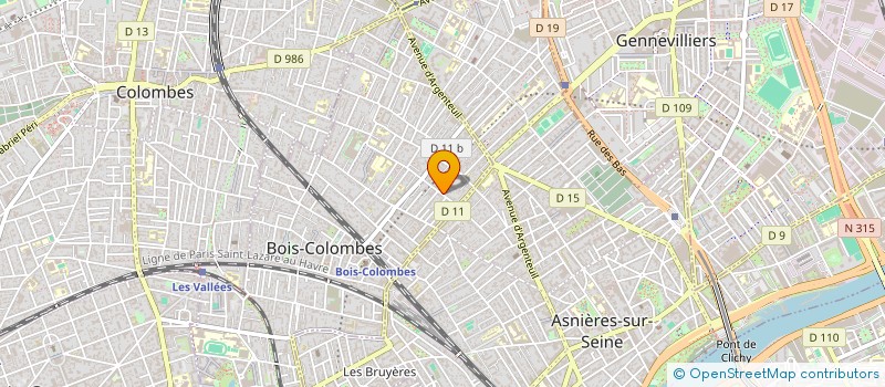 localisation de l'entreprise 452 910 177 à ASNIERES-SUR-SEINE