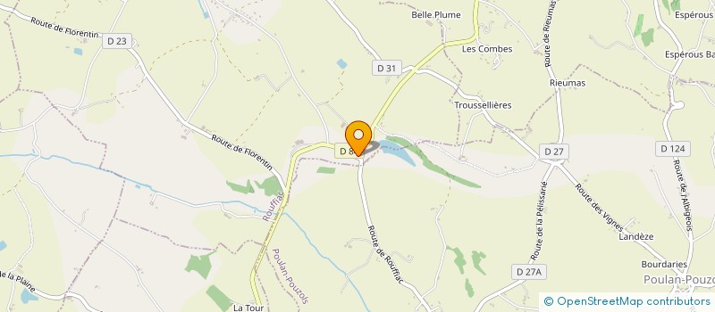 localisation de l'entreprise 452 953 490   ROUFFIAC