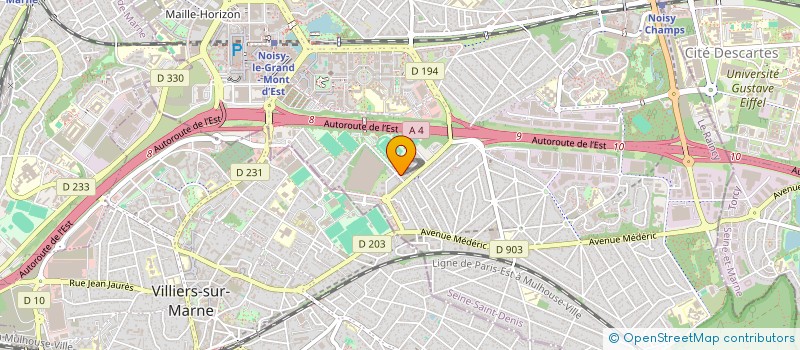 localisation de l'entreprise 453 080 582   NOISY-LE-GRAND