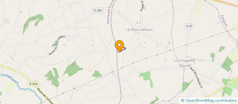 localisation de l'entreprise 453 085 094   LE BOIS-HELLAIN