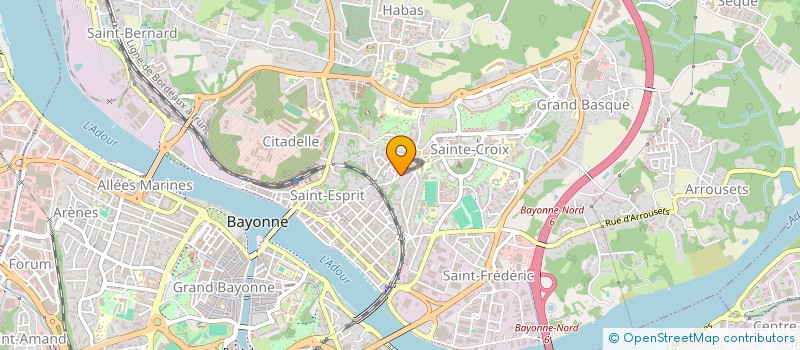 localisation de l'entreprise 453 155 681  à BAYONNE