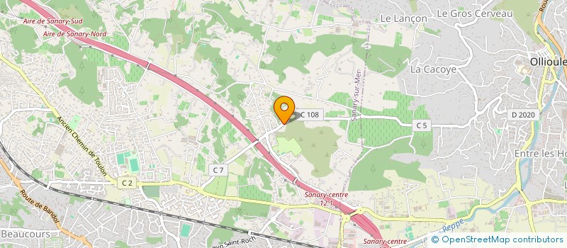 localisation de l'entreprise 453 209 421 à SANARY-SUR-MER
