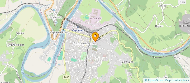 localisation de l'entreprise 453 210 387   CAPDENAC-GARE