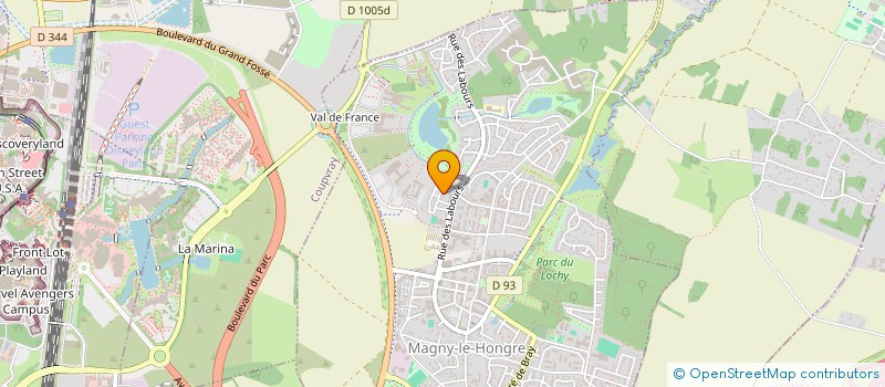 localisation de l'entreprise 453 257 842   MAGNY-LE-HONGRE