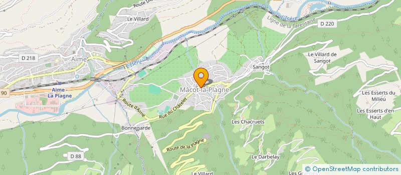 localisation de l'entreprise 453 283 699   LA PLAGNE TARENTAISE