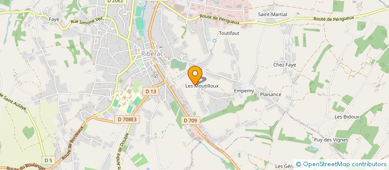 localisation de l'entreprise 453 324 808   RIBERAC