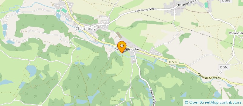 localisation de l'entreprise 453 341 703   CHATONNAY