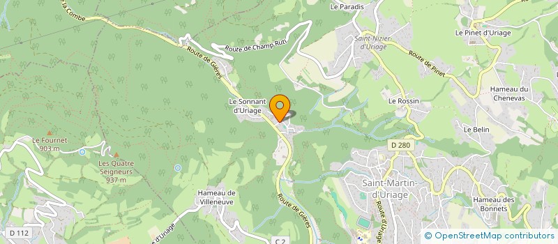 localisation de l'entreprise 453 364 192   SAINT-MARTIN-D'URIAGE