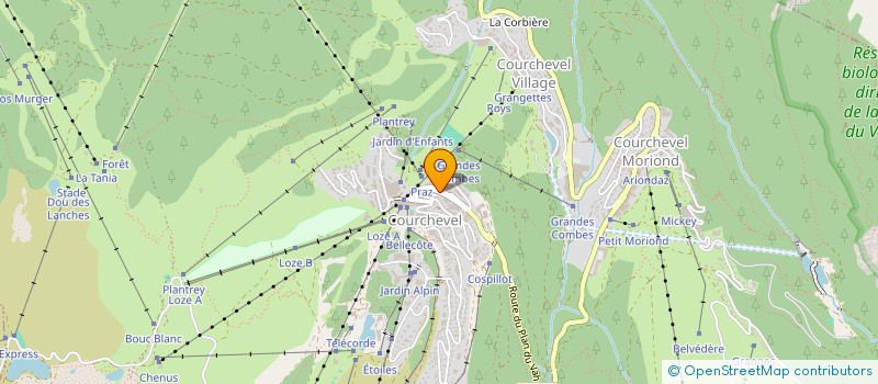 localisation de l'entreprise 453 376 014  à COURCHEVEL