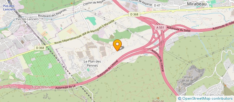 localisation de l'entreprise 453 483 976   LES PENNES-MIRABEAU
