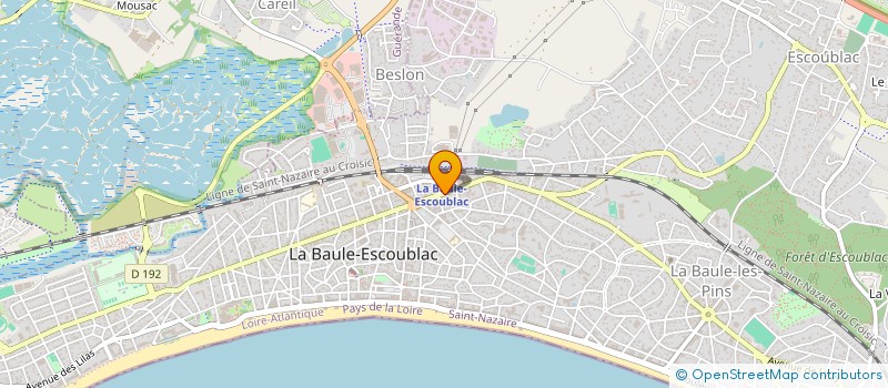 localisation de l'entreprise 453 484 669  à LA BAULE-ESCOUBLAC
