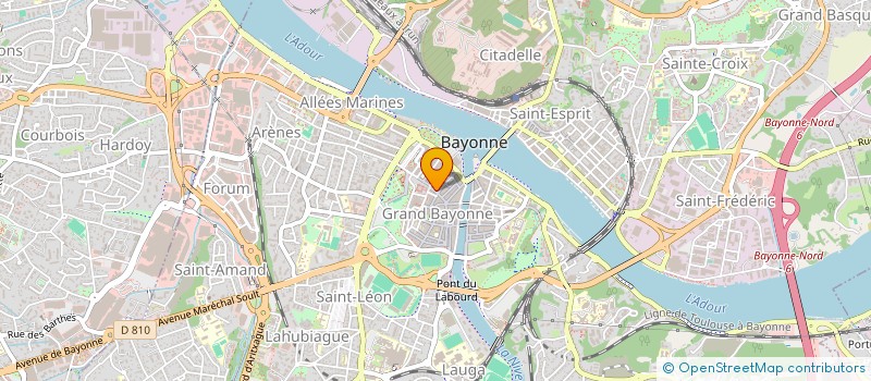 localisation de l'entreprise 453 489 981 à BAYONNE