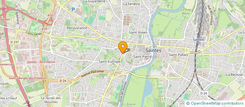 localisation de l'entreprise 453 518 920 à SAINTES