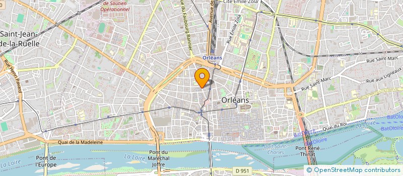 localisation de l'entreprise 453 621 732 à ORLEANS