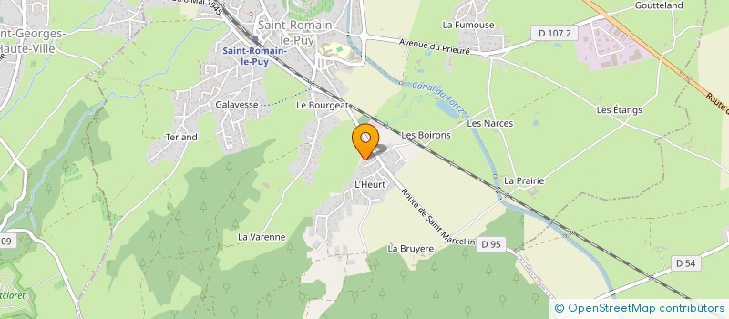 localisation de l'entreprise 453 675 951   SAINT-ROMAIN-LE-PUY
